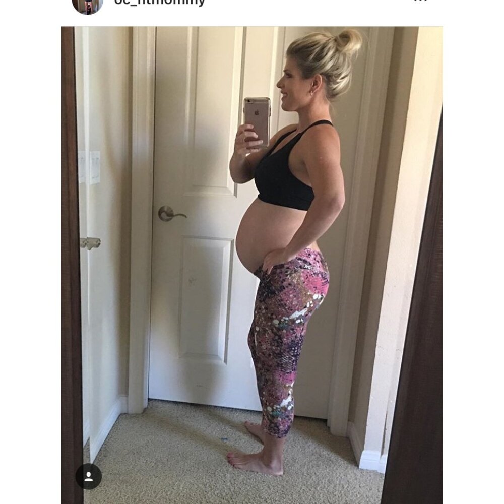 Activewear Printed Maternity Leggings Capris Supplex XS-S-M-L Made in Brazil